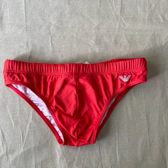 Armani Swimwear Costume Emporio Armani Rosso Emporio Armani Swim